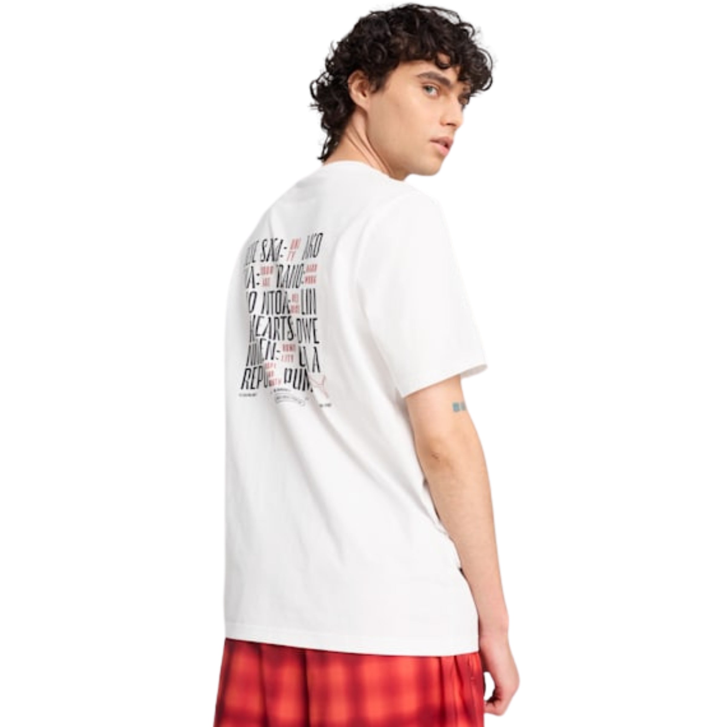 Puma T-Shirt Road To Unity Relaxed White